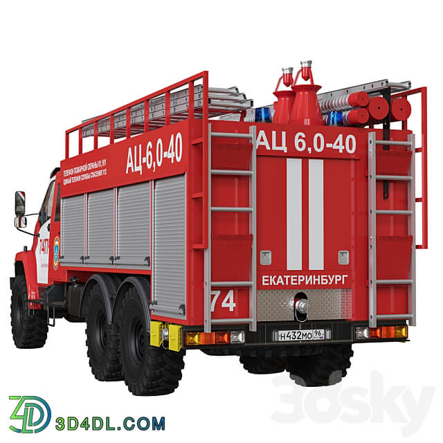 URAL Next tank truck 3D Models