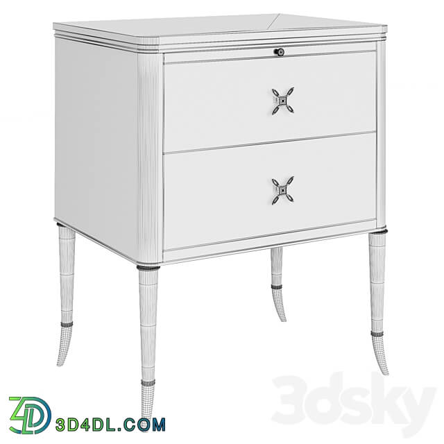 Cabinet Finishing Up Caracole Sideboard Chest of drawer 3D Models