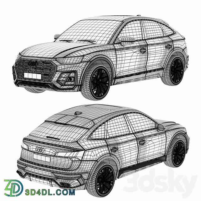 Audi SQ5 Sportback 3D Models