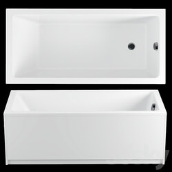 Acrylic bathtub Riho Lusso Plus 170x80 3D Models 