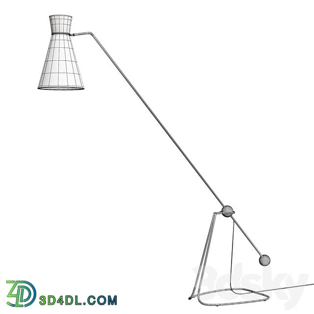 Equilibrium floor lamp 3D Models