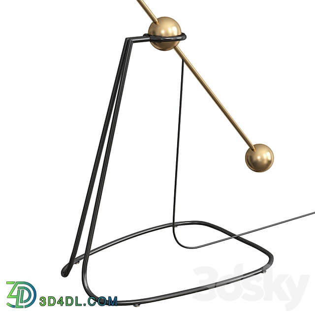 Equilibrium floor lamp 3D Models