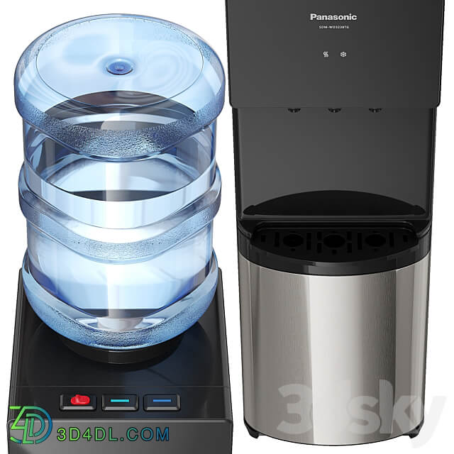 Water cooler PANASONIC Household appliance 3D Models