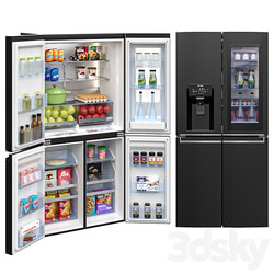 LG Refrigerators GF D706MBL 3D Models 