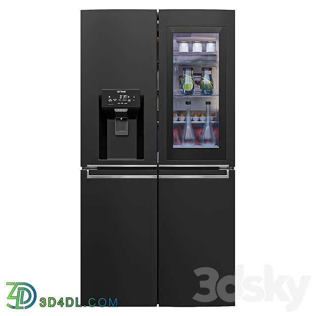 LG Refrigerators GF D706MBL 3D Models