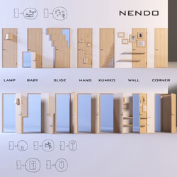 Seven Doors by Nendo seven door designs 