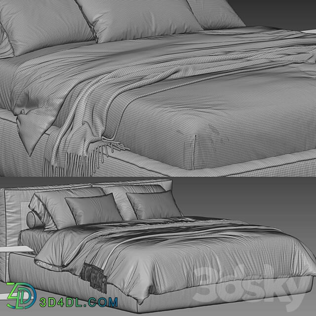Novamobili Brick Bed Bed 3D Models