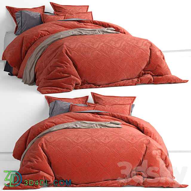 Adairs Bianca Terracotta Bed Bed 3D Models