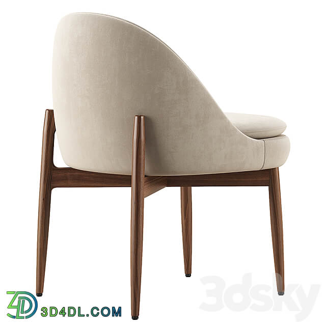 Sendai Dining Chair Minotti 3D Models