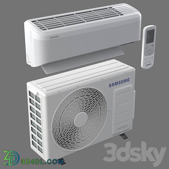 Air conditioner Samsung AR9500T Wind Free 3D Models