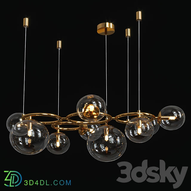 Lampatron Poldi Amber Pendant light 3D Models