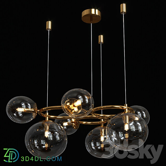 Lampatron Poldi Amber Pendant light 3D Models