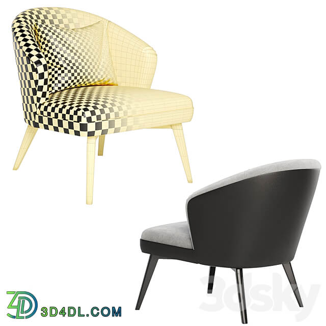 Nelly arm chair 3D Models