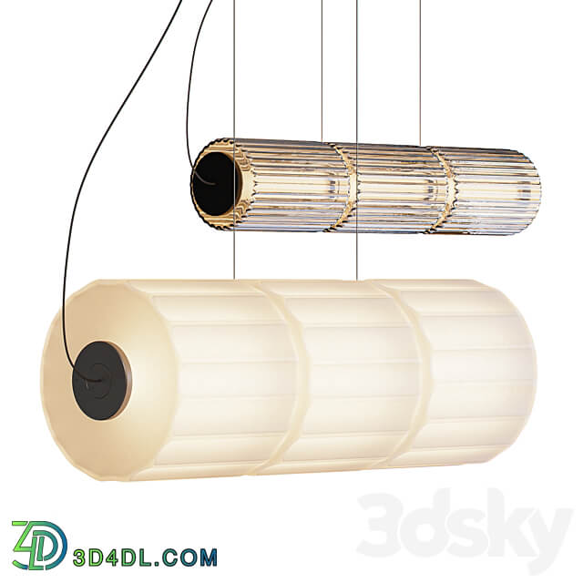 ANDlight Column Pendant horizontal series Pendant light 3D Models