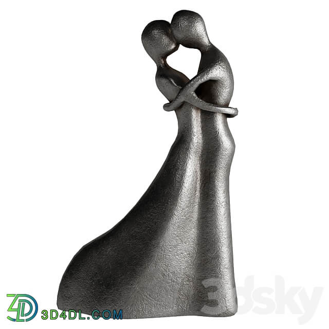 Human Abstract Sculptures 6 Love Position 3D Models