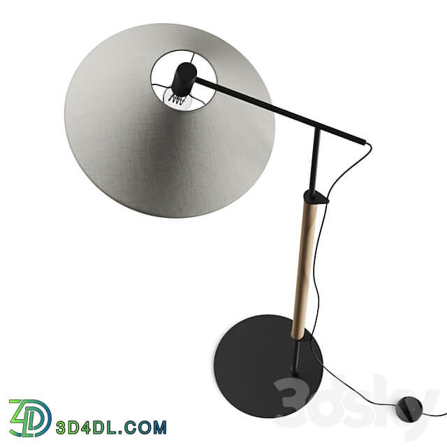 Crate and Barrel Luka Petite Directional Floor Lamp 3D Models