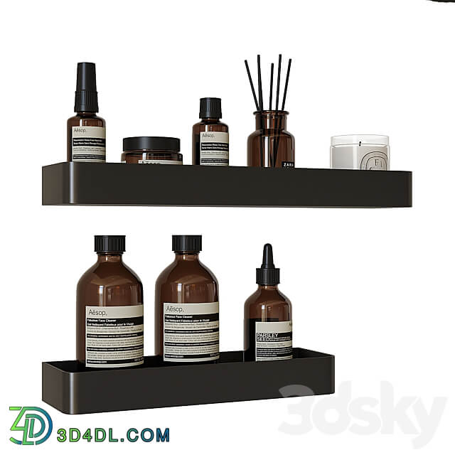 Decorative bathroom set 10 3D Models