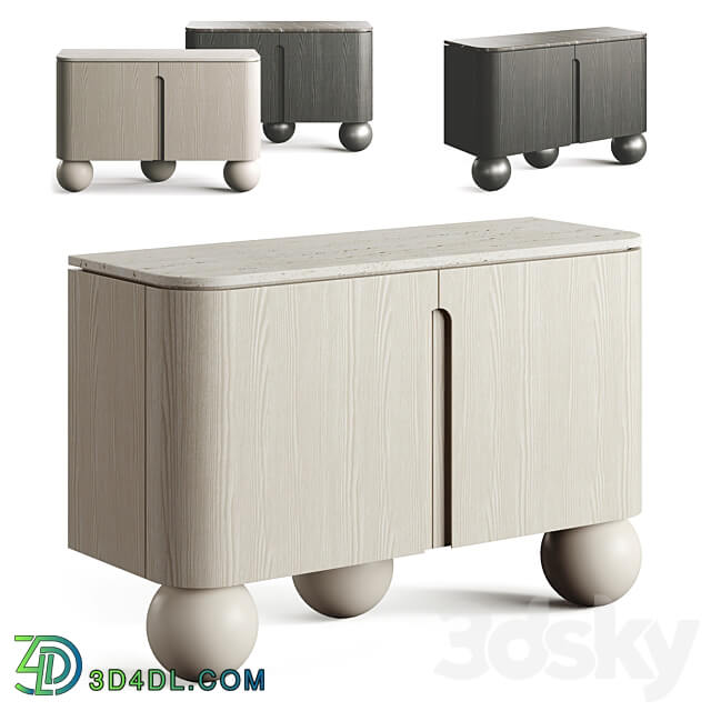 Le Berre Vevaud Olbia Commode Sideboard Chest of drawer 3D Models