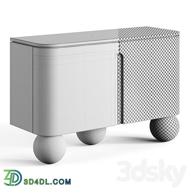 Le Berre Vevaud Olbia Commode Sideboard Chest of drawer 3D Models