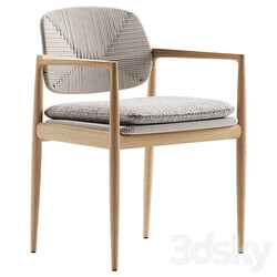 Yoko Outdoor Chair Minotti 3D Models 