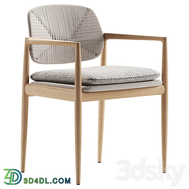 Yoko Outdoor Chair Minotti 3D Models