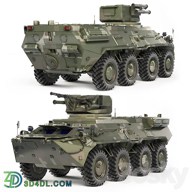 BTR 3E 2002 3D Models