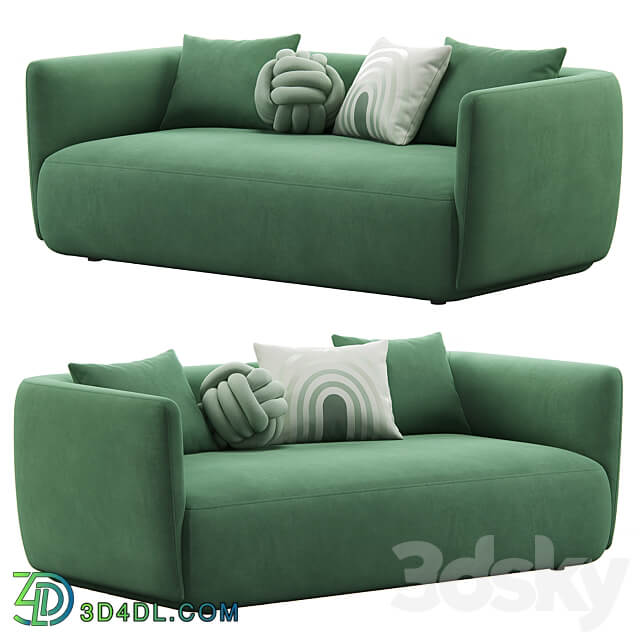 Cozy 2 seat Sofa by MDF Italia 3D Models