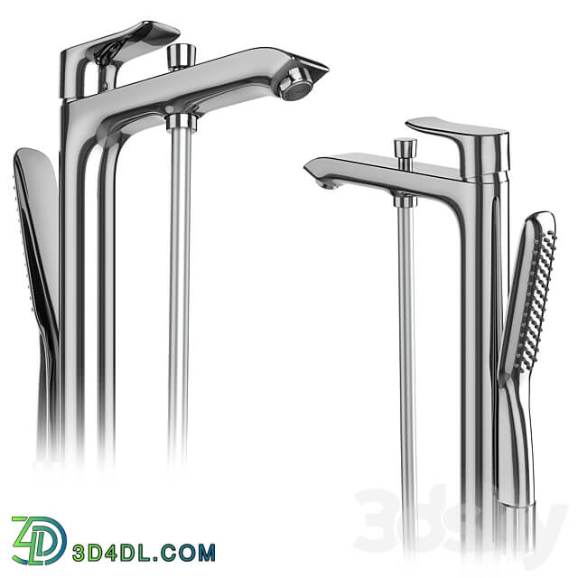 Hansgrohe set 173 mixers and shower systems Faucet 3D Models