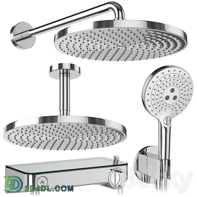 Hansgrohe set 173 mixers and shower systems Faucet 3D Models