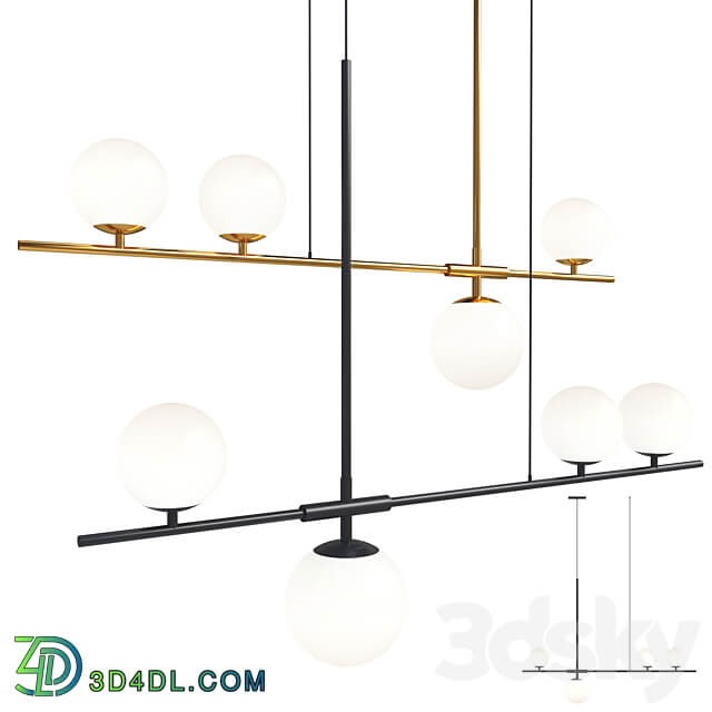 Azzardo Santander Pendant light 3D Models