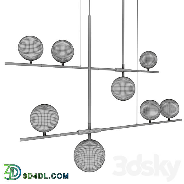 Azzardo Santander Pendant light 3D Models