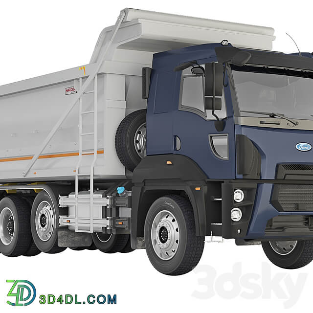 Ford Trucks 3233 SD dump truck 3D Models