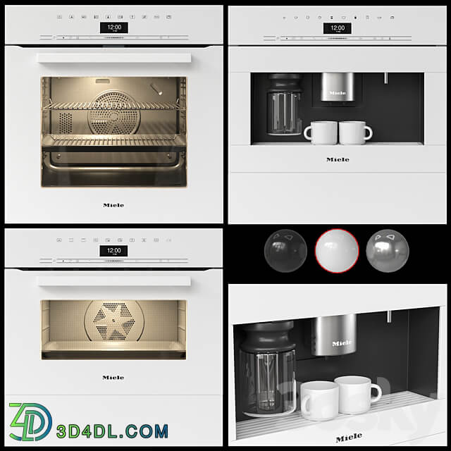 Miele appliances 01 3D Models