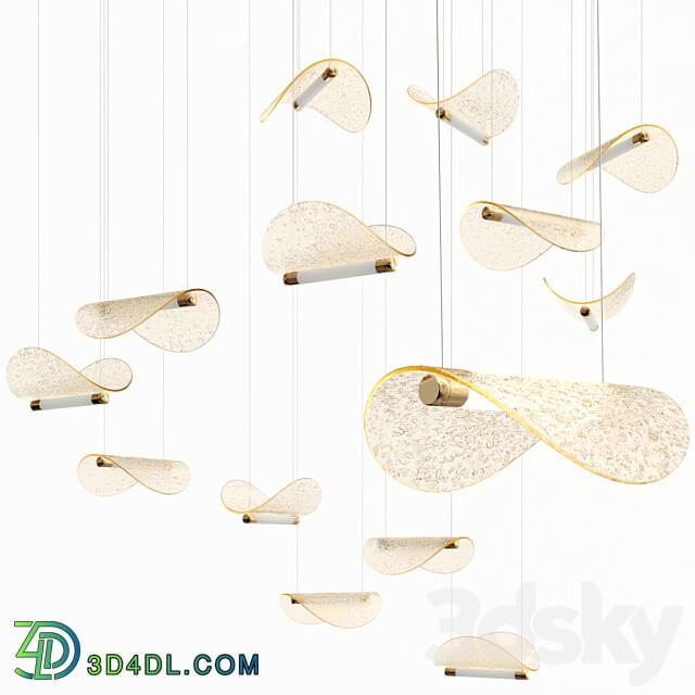 MANTA By Paolo Castelli Pendant light 3D Models