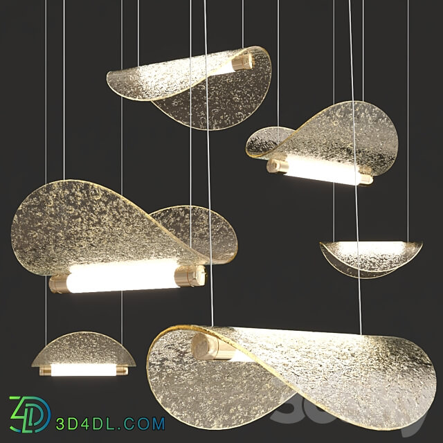 MANTA By Paolo Castelli Pendant light 3D Models