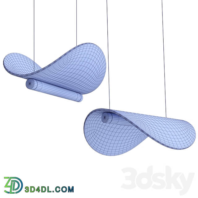 MANTA By Paolo Castelli Pendant light 3D Models