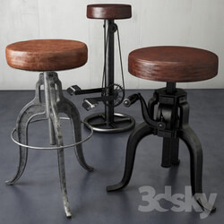 a collection of stools from loftdesigne 