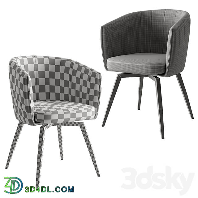 Swivel chair MELON AksHome 3D Models