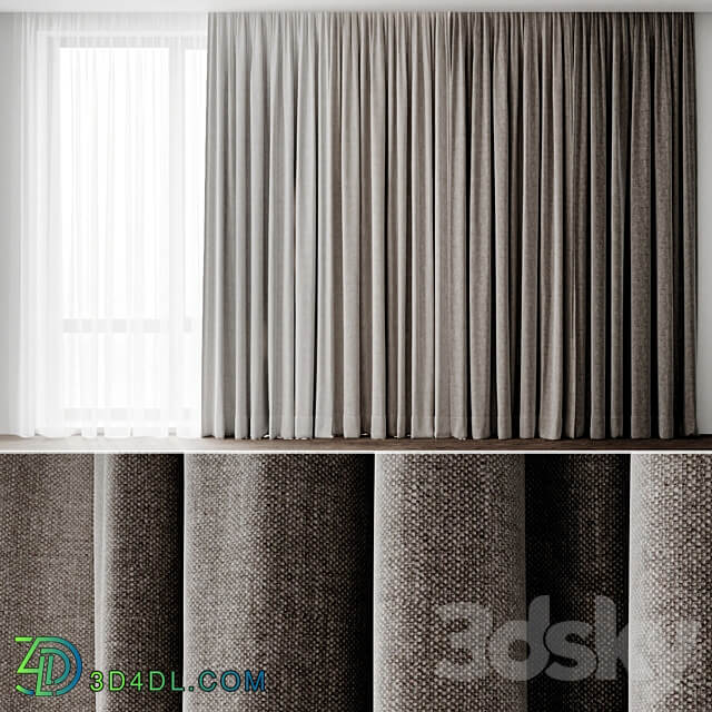 Curtains 1 3D Models