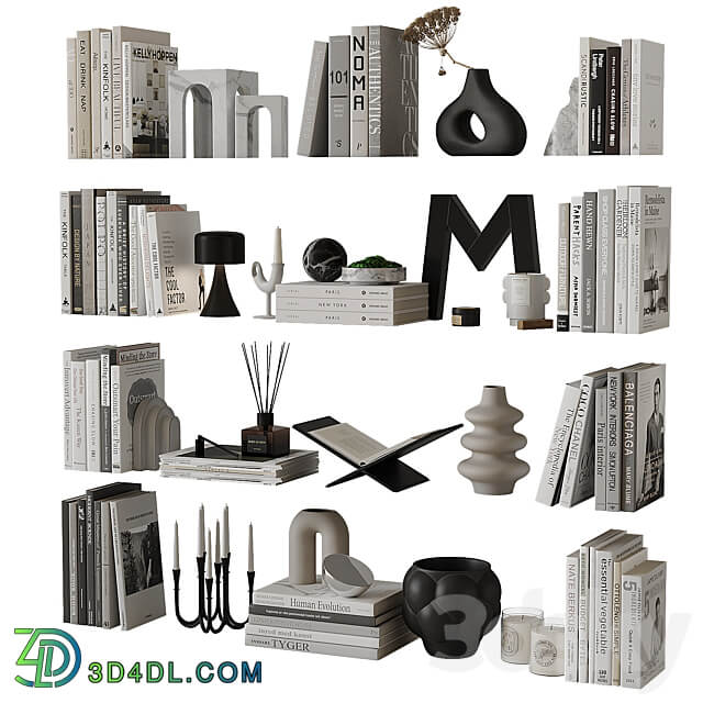 Decorative Set 18 3D Models