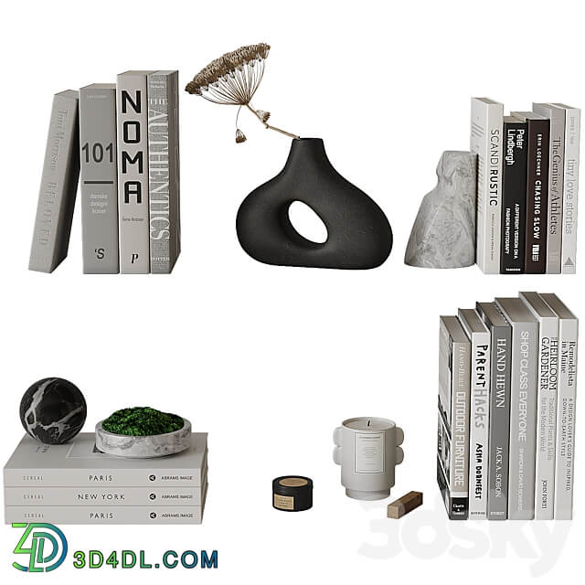 Decorative Set 18 3D Models