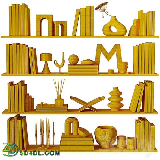 Decorative Set 18 3D Models