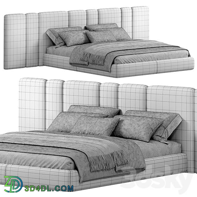 Hollis Bed by The Highwall Bed 3D Models