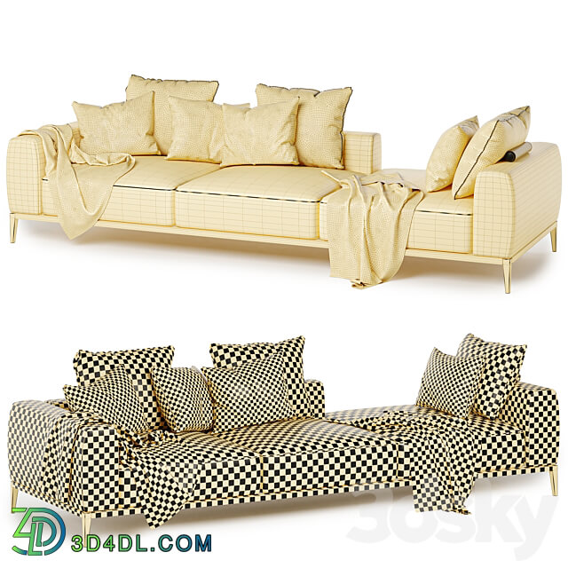 Romeo lounge sofa by Flexform 3D Models