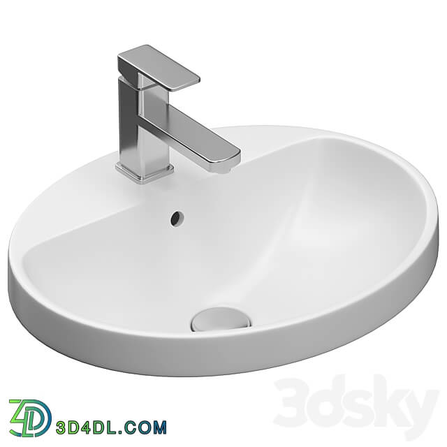 Washbasin Geberit VariForm 3D Models