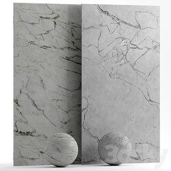 Marble Calacatta with 2 materials 3D Models 