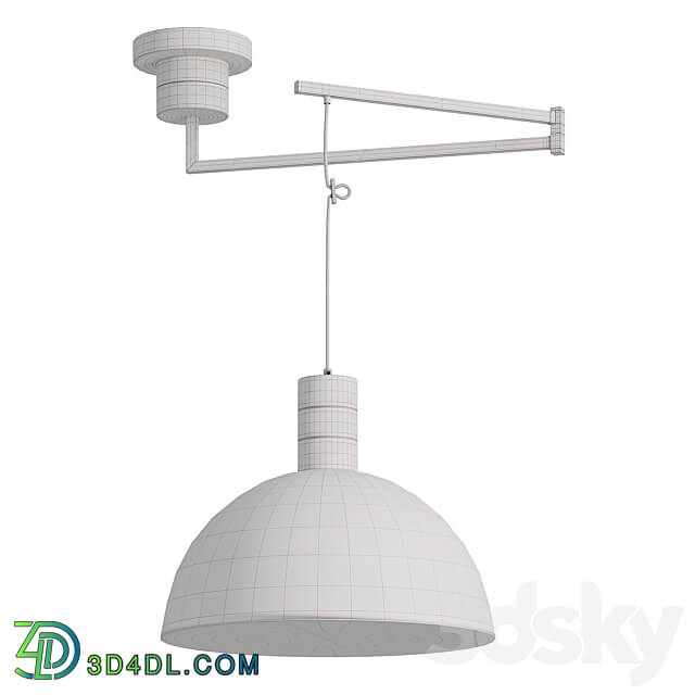 Deysi Dome Black Pendant light 3D Models