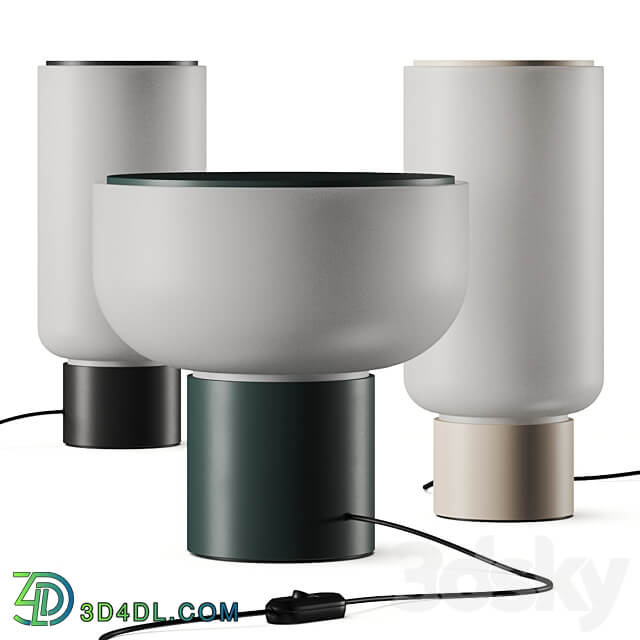 Gantri Studio Elk Arpeggio Table Lamps 3D Models