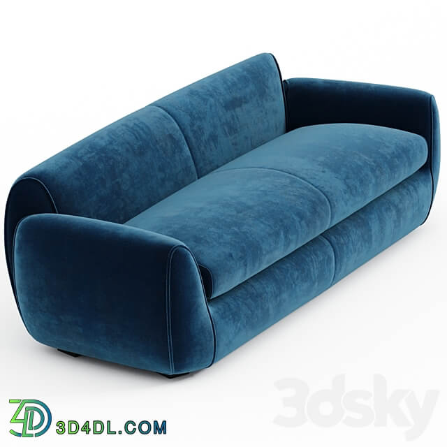 EPÒNIMO Sofa aus Samt mit abnehmbarem Bezug 3D Models