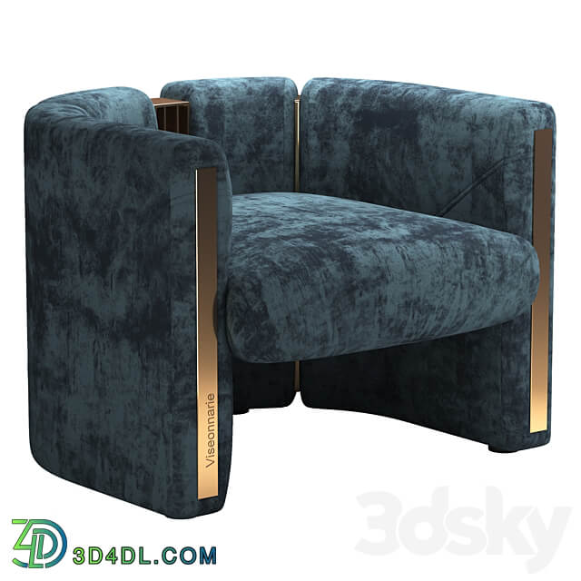 Petra Armchair Visionnaire 3D Models